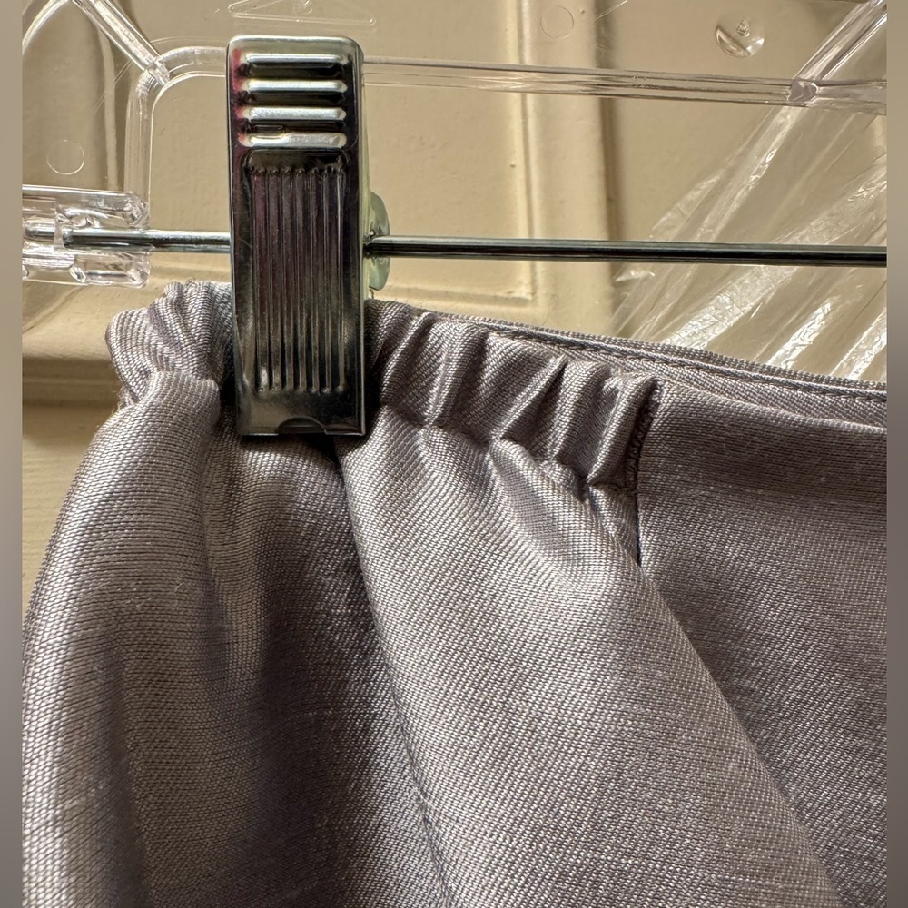 Talbots Elegant Gray Women's Skirt-Size 22w petite BNWT Silk/Wool - Picture 5 of 5